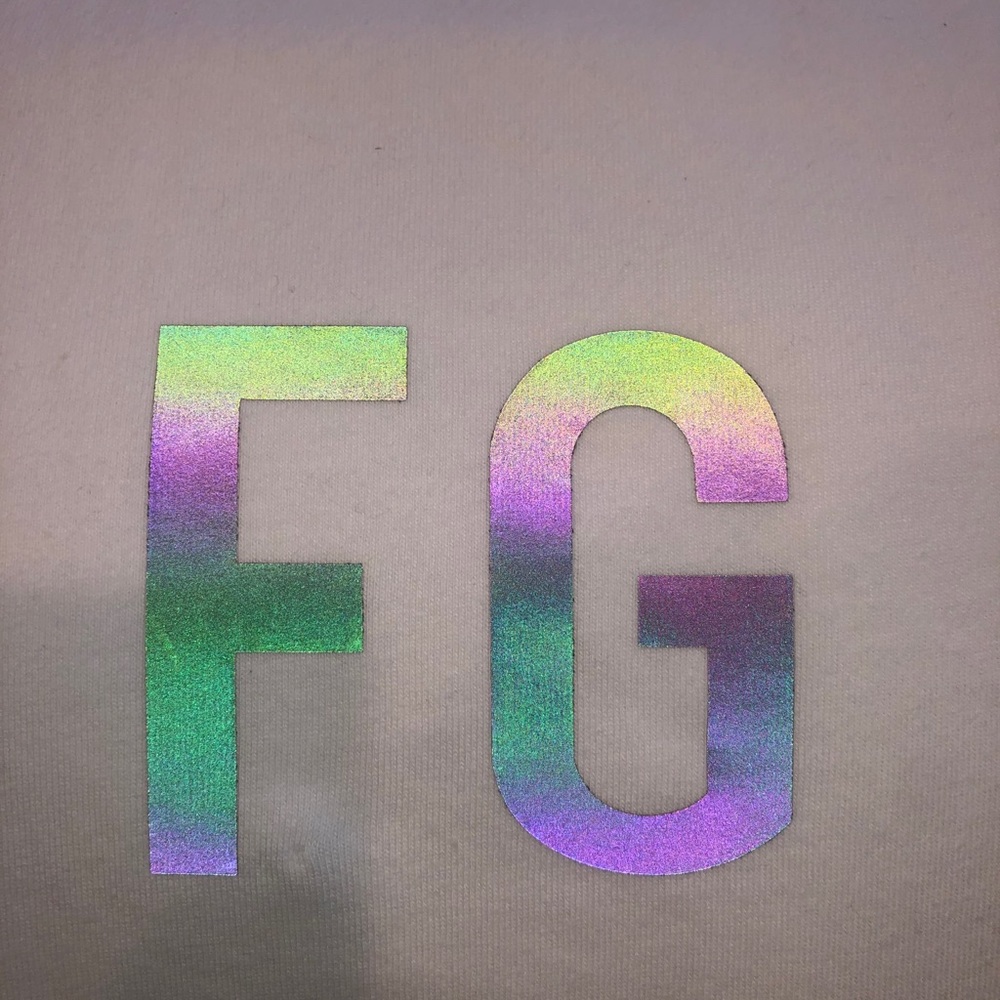 Fear of God ‘FG’ white tee with 3m